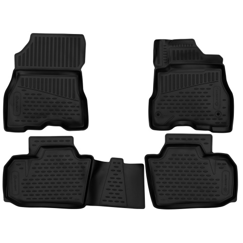 Коврики в салон Nissan Leaf (ZE0) 2010-2017, полиуретан 3D Element, Черный, П.Р. Арт. ELEMENT3D02396210