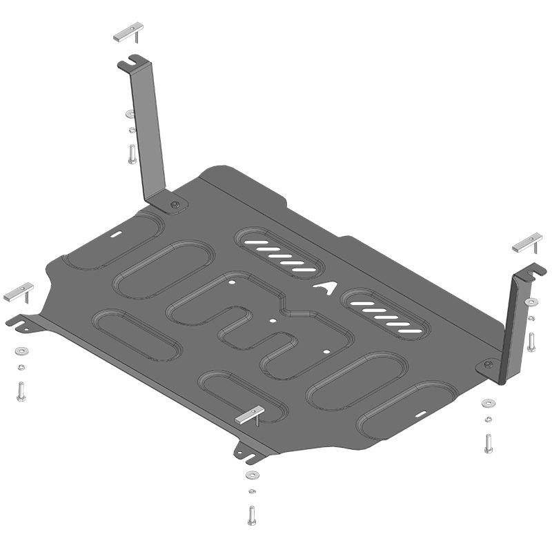 Защита картера двигателя, КПП Geely Emgrand (SS11) 2021- Арт. 54204
