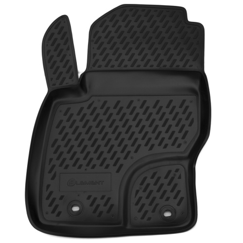 Коврики в салон Ford Focus  2004-2008 Хэтчбэк 3 дв., полиуретан Element, Черный, передний левый Арт. ELEMENT1603210KFL
