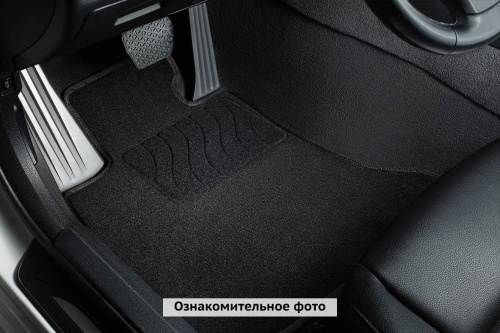 Коврики в салон Volkswagen T-Roc  2021- FL, ткань Seintex Lux, Черный, China Market Арт. 319915