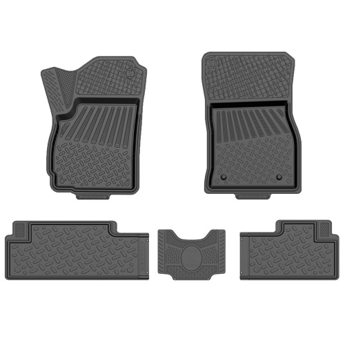 Коврики в салон Chevrolet Orlando  2010-2018, резина Rezkon, Черный, Арт. 1012040100
