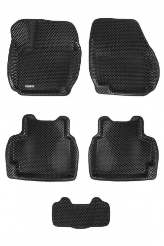 Коврики в салон Ford Mondeo  2007-2010 Седан, 3D EVA Euromat, Черный, Арт. EM3DEVA002211