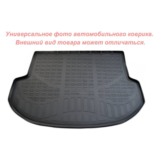 Коврик в багажник Changan Eado Plus 2019-2023, полиуретан Norplast, Черный, LX. спинка 2-го ряда не складывается Арт. NPA00T13322