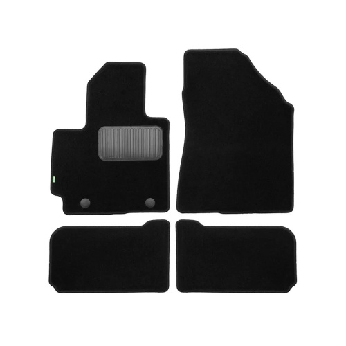 Коврики в салон Changan CS55 Plus 2021-2024, ткань Klever standart, Черный, Арт. KLEVER02A70156010KH