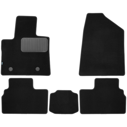 Коврики в салон Changan UNI-T 2020-2023, ткань Klever premium, Черный, Арт. KLEVER0309200522110KH