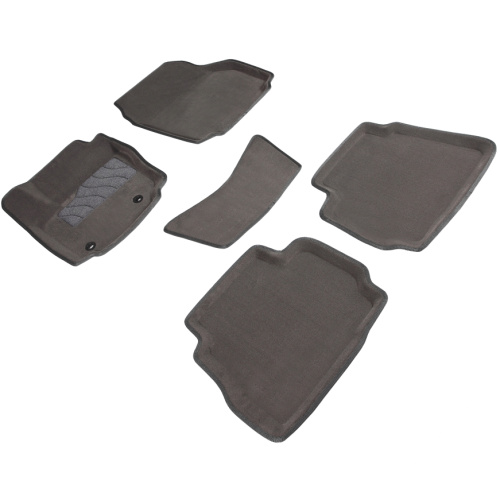 Коврики в салон Ford Mondeo  2007-2010 Седан, 3D ткань Seintex , Черный, крепёж под кнопку Арт. 71718