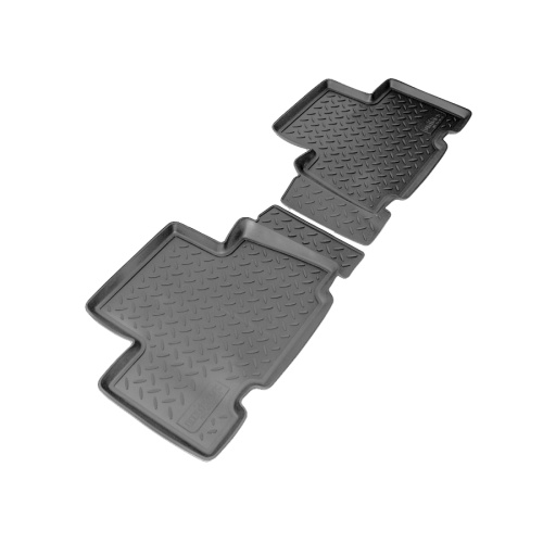 Коврики в салон Toyota RAV4 LWB (XA30) 2009-2013 FL1 Long, полиуретан Norplast, Черный, ЗАДНИЕ Арт. NPL-Po-88-46