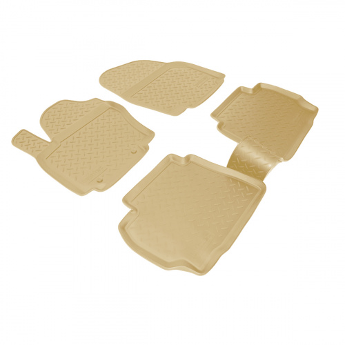 Коврики в салон Ford Mondeo  2007-2010 Седан, полиуретан Norplast, Бежевый, Арт. NPL-Po-22-30-B