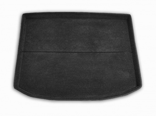Коврик в багажник Haval Jolion 2021-, 3D ткань Euromat LUX, Черный, Арт. EMT3D001410
