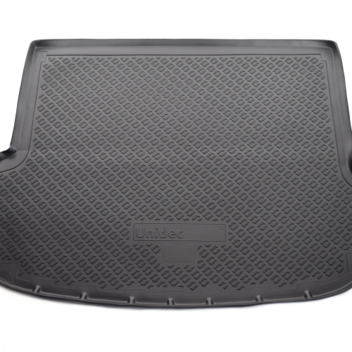 Коврик в багажник Hyundai Santa Fe (CM) 2006-2009, полиуретан Norplast, Черный, Арт. NPL-P-31-22N