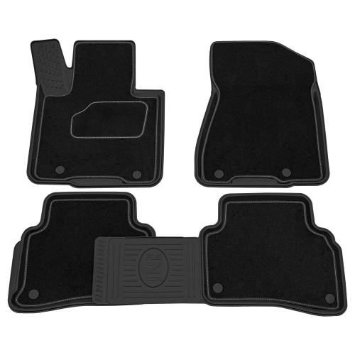 Коврики в салон Hyundai Tucson (TL) 2015-2019, комбинированные 3D Rezkon "Transformer", Черный, Арт. 3020060100