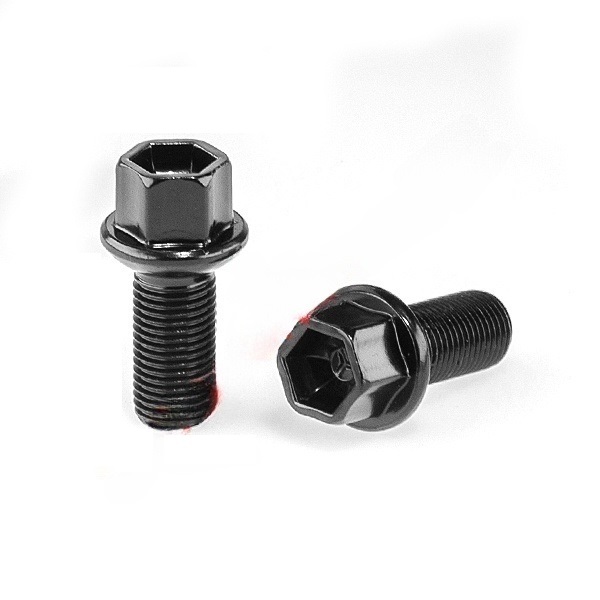 Болт колёсный M14x1.5 Сфера L-28мм Черный цинк, Ключ 17, Арт. M084105BA