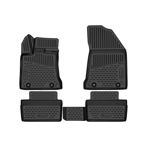 Коврики в салон Geely Emgrand (SS11) 2021-, полиуретан 3D Element, Черный, Арт. ELEMENT3DAN0470210K