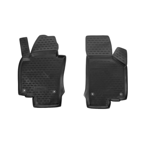 Коврики в салон Skoda Octavia (A5) 2004-2009 Универсал, полиуретан Element, Черный, передние Арт. NLC.45.03.210kf