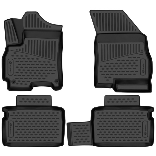 Коврики в салон Chery Tiggo 4 2017-2019, полиуретан 3D Element, Черный, Арт. ELEMENT3DA04948210