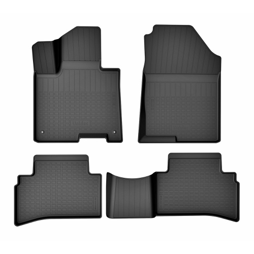 Коврики в салон Hyundai Tucson (NX4) 2020-, полиуретан 3D Norplast, Черный, короткая база, ДВС Арт. NPA11C43532