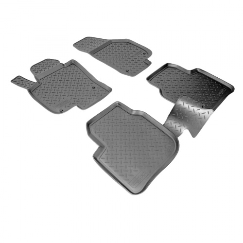 Коврики в салон Skoda Superb (3T) 2008-2013 Лифтбек, полиуретан Norplast, Черный, Арт. NPLPO8180
