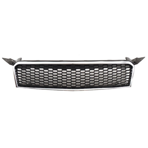 Решетка радиатора  Chevrolet Aveo (T250) 2006-2012 FL 5 дв. с хром молдингом, Центр (C) Арт. STCVA70930