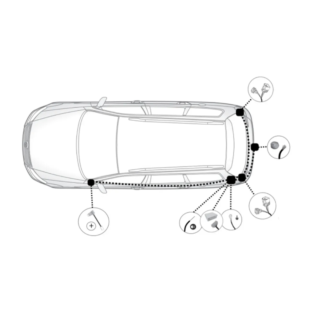 Блок согласования Geely Coolray 2019-2023 7 pin TowRus Арт. 0100100107