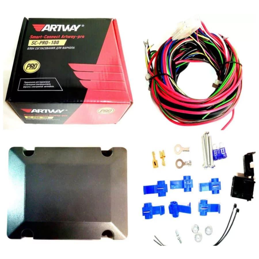 Блок согласования Универсальный 7pin с отключением парктроника Artway Арт. SC-PRO-100N 