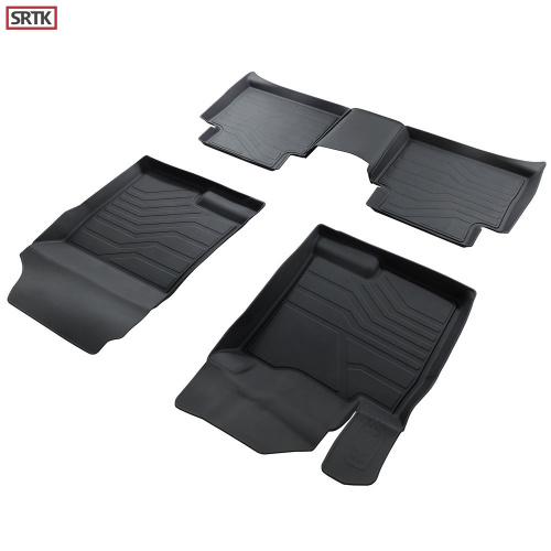 Коврики в салон Haval Jolion 2021-, резина 3D SRTK Premium, Черный, 4WD Арт. PR.HA.JOL.21G.07002