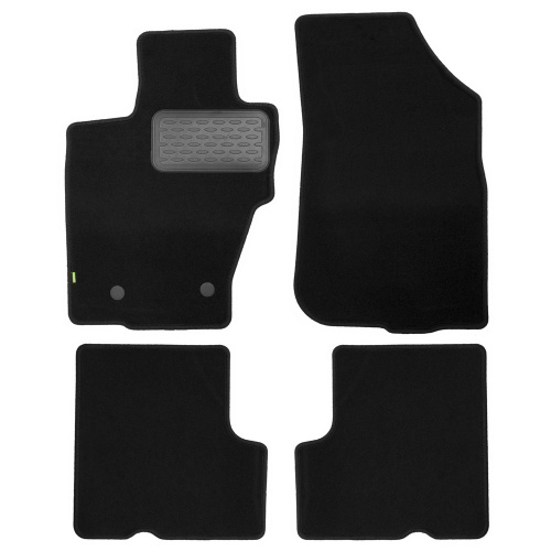 Коврики в салон Renault Duster  2010-2015, текстильные Klever standart, Черный, 4WD Арт. KLEVER02412901210KH