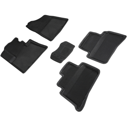 Коврики в салон Hyundai Tucson (TL) 2015-2019, 3D EVA Seintex "сота", Черный, Арт. 95165