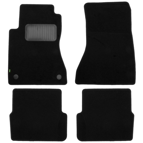 Коврики в салон Cadillac CTS  2002-2007 Седан, текстильные Klever standart, Черный, Арт. KLEVER02070401210KH