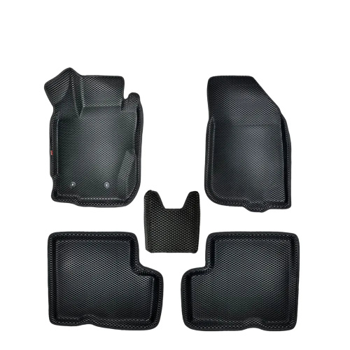 Коврики в салон Renault Duster  2010-2015, 3D EVA LOCKER, Черный, 2WD Арт. EVARNDUS2WD