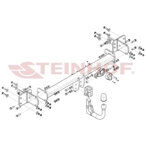 Фаркоп Mercedes E (W213) 2016-2021 Седан Steinhof Арт. M176