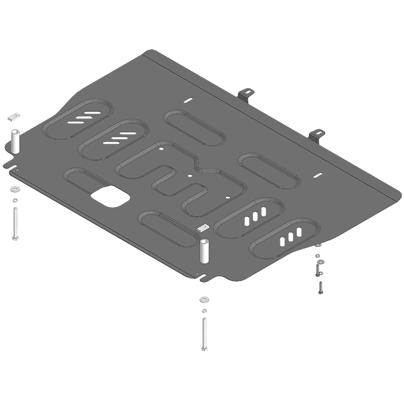 Защита картера двигателя, КПП Hongqi HS7 II 2024- Арт. 73910