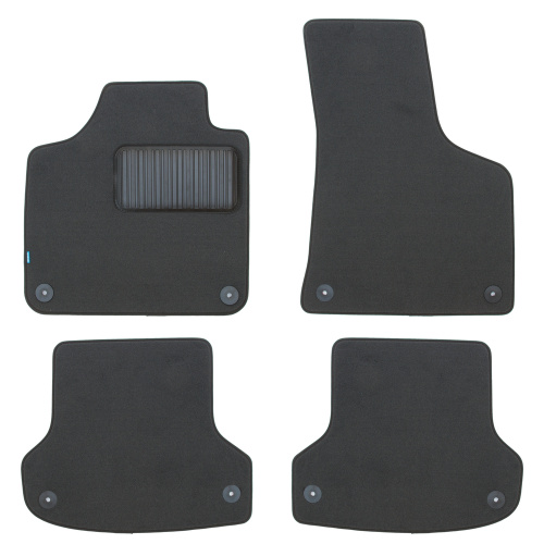 Коврики в салон Audi A3 (8P) 2008-2013 FL2 5 дв., ткань Klever premium, Черный, Арт. KLEVER03041022110KH