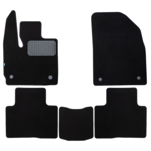 Коврики в салон EXEED TXL  2021- FL, текстильные Klever premium, Черный, Арт. KLEVER051060122110KH