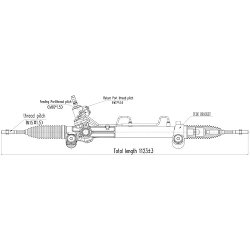 Рейка рулевая  Toyota Camry (XV40) 2006-2009 LHD,  Арт. ST4420033490