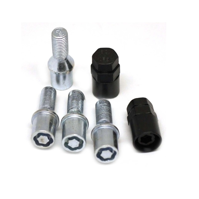 Секретные болты M14x1.5 Конус L-27мм Хром, Спец Ключ, Арт. 574105STARLEKS