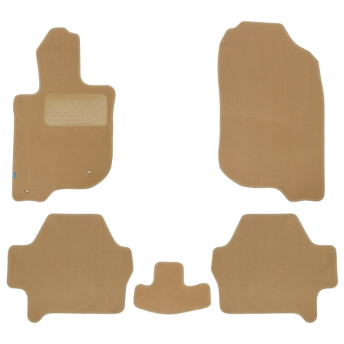 Коврики в салон Mitsubishi Pajero Sport  2008-2013, текстильные Klever premium, Бежевый, Арт. KLEVER04352022112KH
