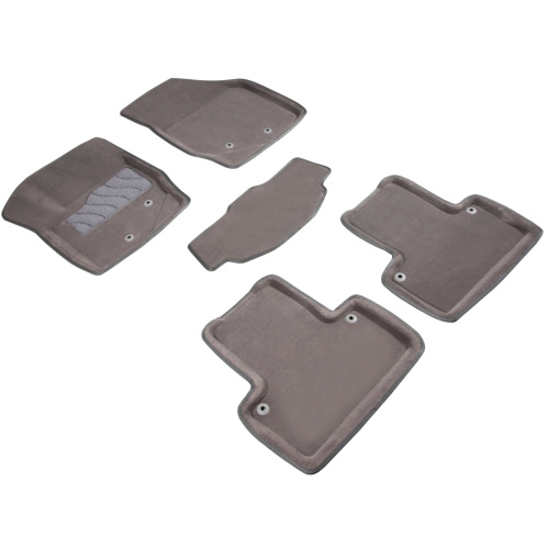Коврики в салон Volvo XC90  2002-2006, 3D ткань Seintex , Серый, Арт. 88176