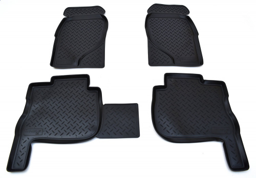 Коврики в салон Great Wall Wingle 3 2006-2012, полиуретан Norplast, Черный, Арт. NPL-Po-29-90