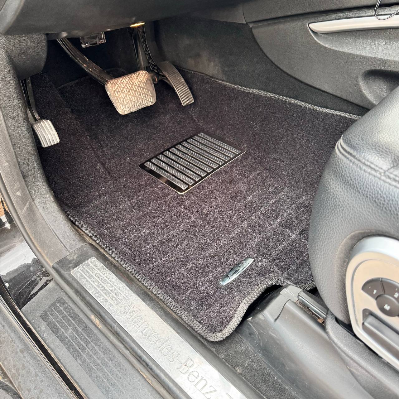 Коврики в салон Mercedes GL (X166) 2012-2016, 3D ткань Pradar XL, Черный, на 2 ряда Арт. SI1900270