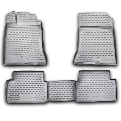 Коврики в салон Renault Laguna  2007-2012 Универсал, полиуретан Element, Черный, Арт. NLC.41.13.210k