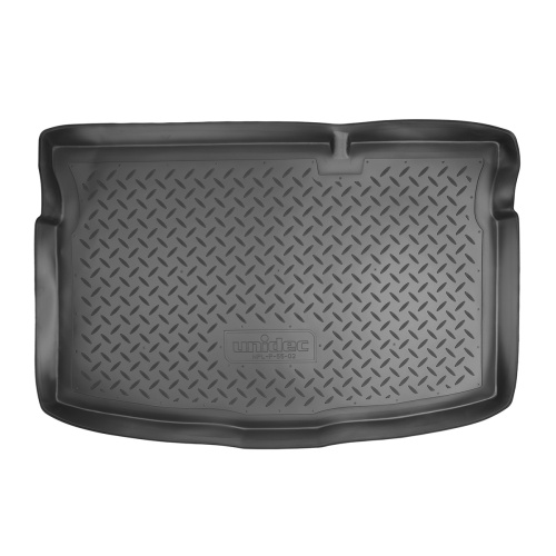 Коврик в багажник Mazda2 2007-2010 FL1, полиуретан Norplast, Черный, Арт. NPLP5502