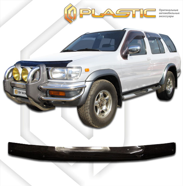 Дефлектор капота Ca-Plastic для Nissan Terrano II, арт.2010010100025
