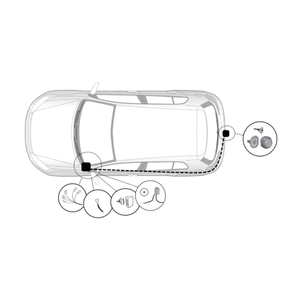 Блок согласования Haval H3 2024- 7 pin TowRus Арт. 0118938007