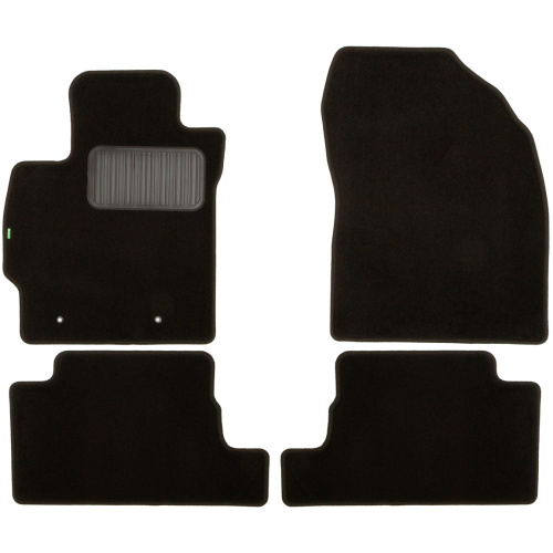 Коврики в салон Toyota Auris 2009-2012 FL1 5 дв., текстильные Klever standart, Черный, Арт. EXP.KLEVER02481601210kh