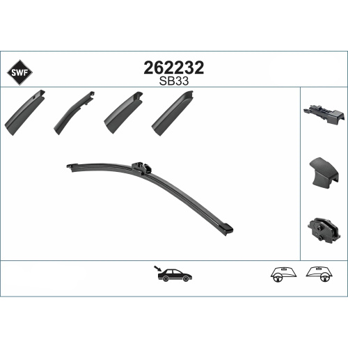 Щётка задняя SWF Connect Rear SB33 330мм арт. 262232