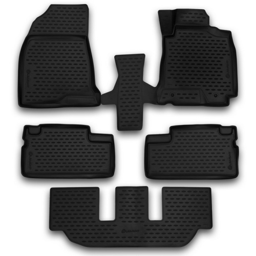 Коврики в салон Toyota Wish  2003-2005, полиуретан 3D Element, Черный, Арт. CARTYT00005