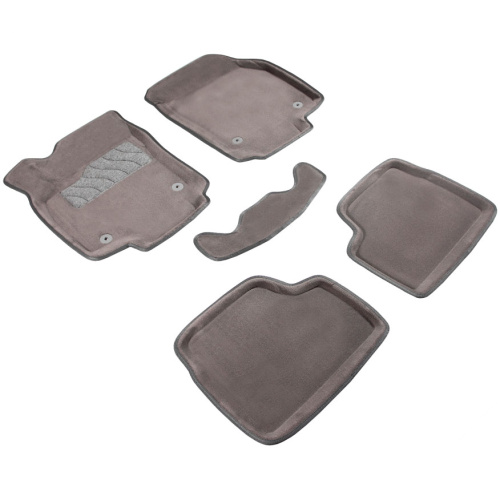 Коврики в салон Opel Astra G 1998-2009 Хэтчбэк 3 дв., 3D ткань Seintex , Серый, Арт. 71734