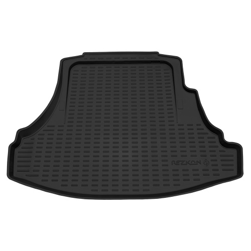 Коврик в багажник Honda Accord  2002-2006 Седан, пластик Rezkon, Черный, Арт. 5019005050