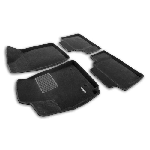 Коврики в салон VGV U70 Pro 2023-, 3D ткань Euromat Business, Черный, Арт. EMC3D005800