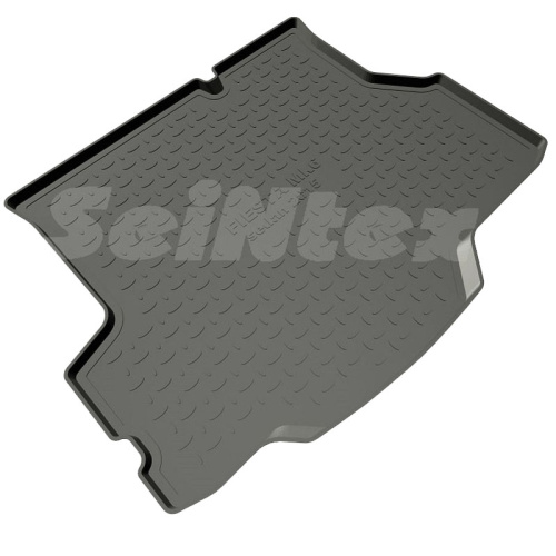 Коврик в багажник Ford Fiesta (MK6) 2012-2019 FL Седан, полиуретан Seintex, Черный, Арт. 86663